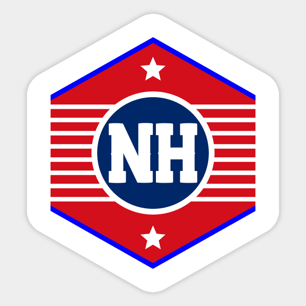 New Hampshire Sticker by colorsplash